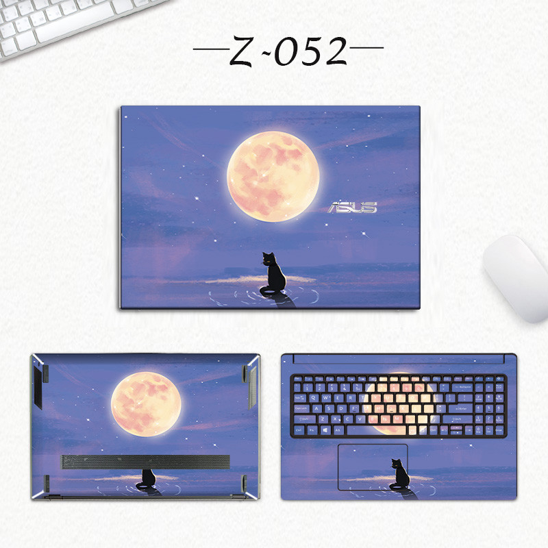 ASUS Vivobook S14 OLED M5406U ACD ไม่มีสารตกค้างคอมพิวเตอร์แล็ปท็อป Precut ที่กําหนดเอง Decal ผิวไวน