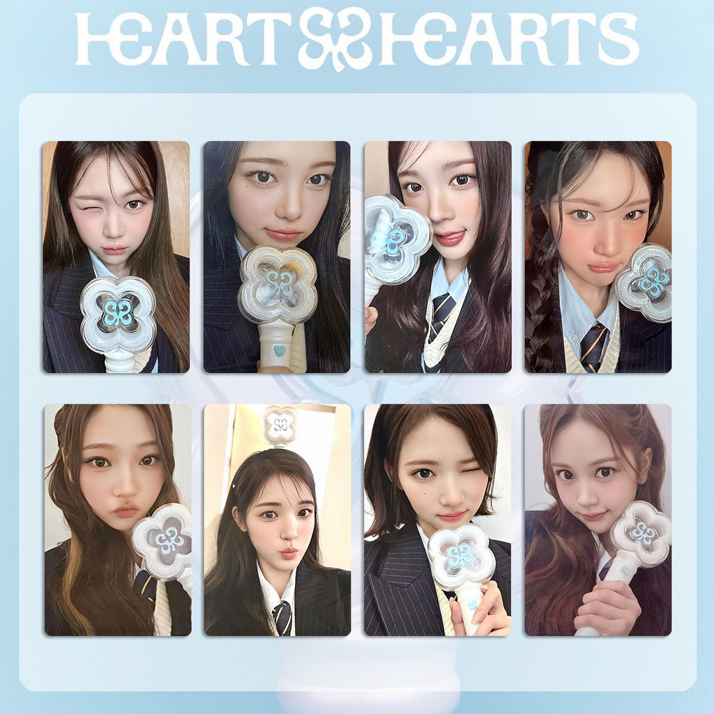 Kpop Idol Hearts2Hearts Cheer Light การ์ด H2H LIGHTSTICKS การ์ดคอลเลกชัน