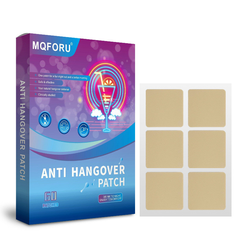 [คลังสินค้าพร้อม] MQANTI HANGOVER PATCH 60 สติ๊กเกอร์/กล่องสติกเกอร์วิตามิน HANGOVER สติ๊กเกอร์ WJG