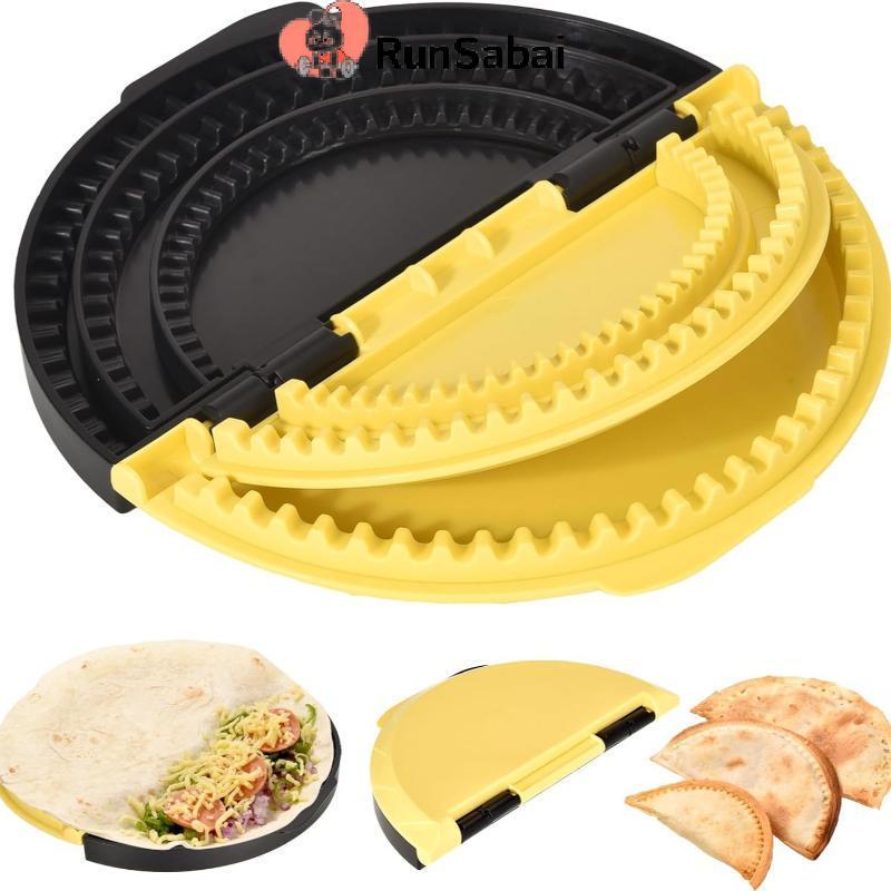RunSabai 3-in-1 Tortilla Sealer, Tacos Tortilla Crimper Maker, ปรับขนาดได้, สําหรับขนาด 6"-10" Crust