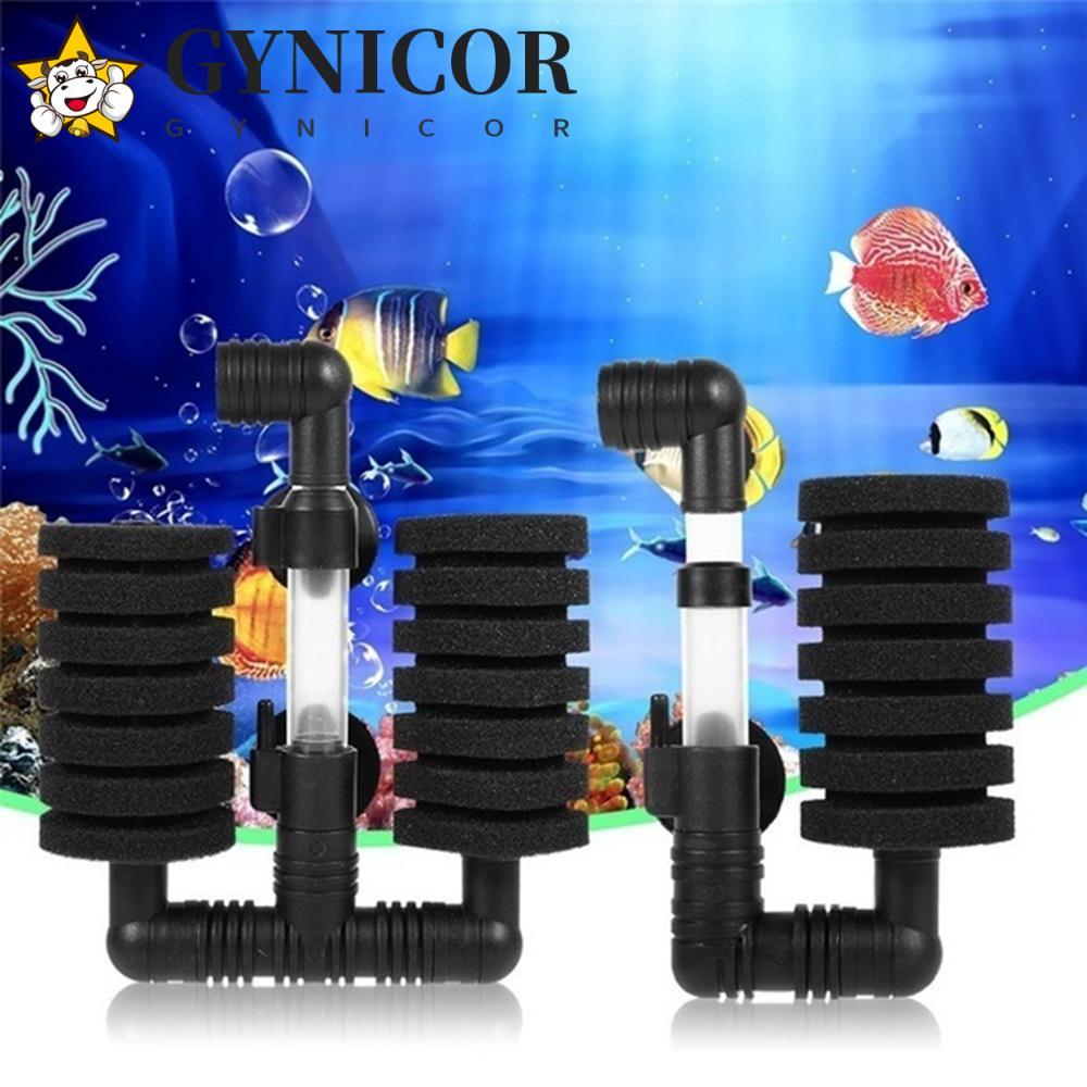 GYNICOR Bio-Sponge Filter Home สําหรับ Aquarium ฟองน้ําไร้เสียงรบกวน Air Driven อุปกรณ์เสริมถังปลา