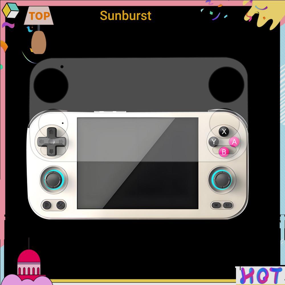 ฟิล์มกระจกนิรภัยแบบเต็มหน้าจอ HD Clear เข้ากันได้กับ Anbernic RG476H [Sunburst11.th]