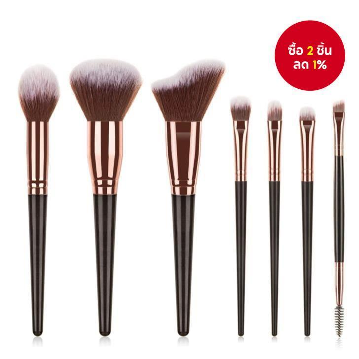 ชุดแปรงแต่งหน้า 7 ชิ้น สีดำ ขนาดใหญ่ เหมาะสำหรับการให้เป็นของขวัญ ราคา ถูกที่สุด ดีลบีเคเค รูปภาพหลัก