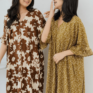 Daster Rampel Dress Viral Korea Jumbo ( Bellina, Lily, Esmeralda ) Arnisa Vol. 2