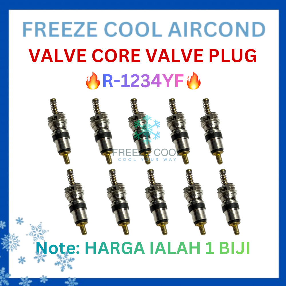 R1234YF คุณภาพสูง HEAT RESISTANT R1234YF วาล์ว CORE วาล์วปลั๊ก
