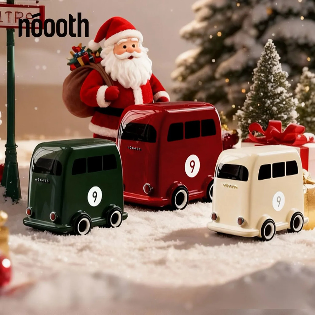 Noooth/Noooth Bus ถังขยะในครัวเรือนพร้อมฝาปิดห้องนั่งเล่นห้องนอนห้องน้ํามูลค่าสูง Retro ในร่มถังขยะแบบถอดได้