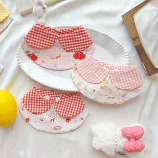 ผ้าพันคอสัตว์เลี้ยงน่ารัก Macaron ผ้าพันคอลายสก๊อตสุนัข Bib ขนาดเล็กแมวอุปกรณ์ตกแต่งสําหรับลูกสุนัขลูกแมว Ragdoll British Shorthair