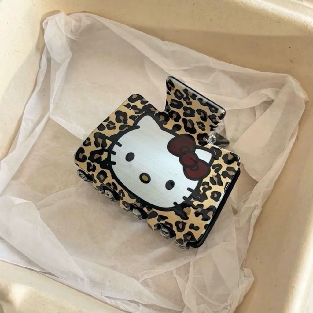 คลิปผมลายเสือดาว Sanrio Katie สไตล์หวานๆ เหมาะสำหรับคนชอบแฟชั่นน่ารัก