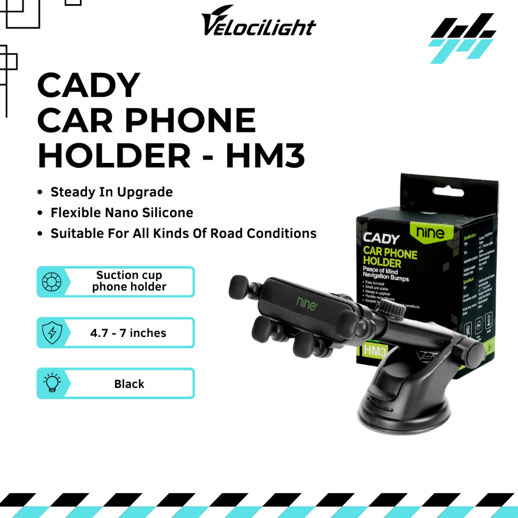 HP Universal มัลติฟังก์ชั่นรถหน้าต่าง 360 องศาหมุนแดชบอร์ดที่วางโทรศัพท์ HM3 - CADY