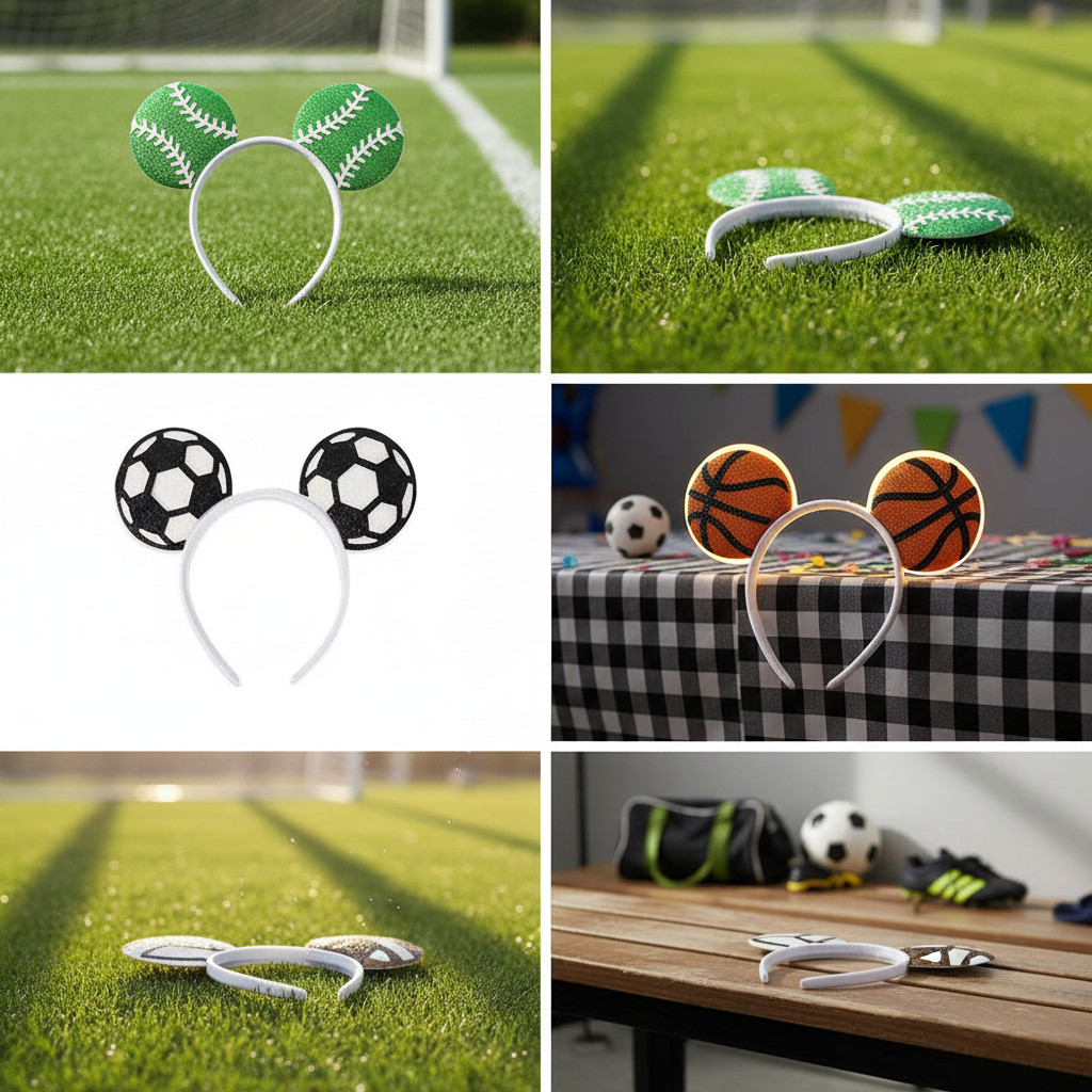 ที่คาดผมธีมฟุตบอลโลก การแต่งกายสำหรับแฟนคลับและงานปาร์ตี้ - รูปที่ 5