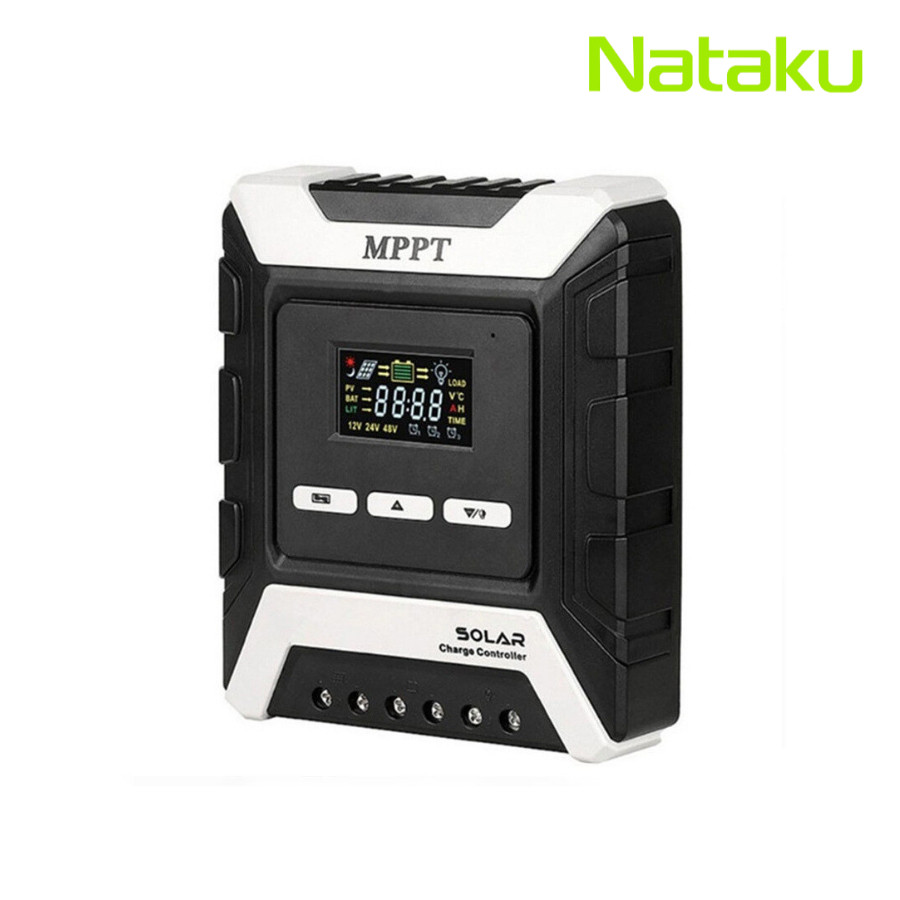Nataku โซล่าชาร์จเจอร์ โซล่าเซลล์ ชาจเจอร์ mppt 40A แผงควบคุมพลังงาน มีจอแสดงผล solar charger contro