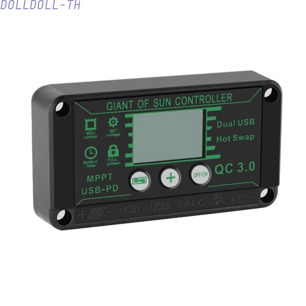 [Dolldoll]MPPT Charge Controller Waterproof Solar Panel Regulator 10A 100A Current Options