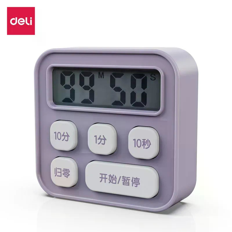 Deli LE201 _ เครื่องตั้งเวลาอิเล็กทรอนิกส์ (คละ) (1 ชิ้น/กล่อง)