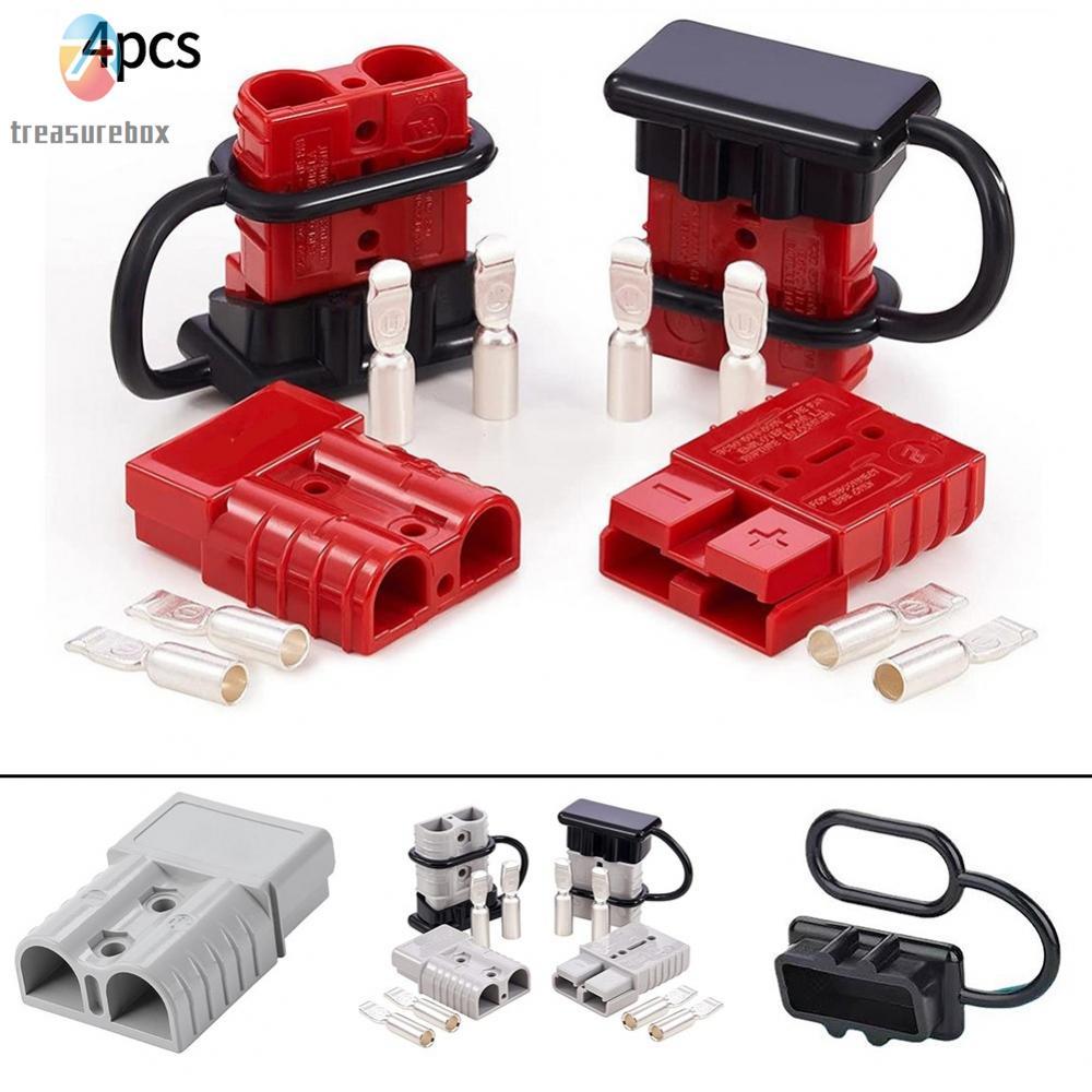 TRSBX❤️Plug 48x37mmx16mm Copper Silver For 6-12 AWG For Anderson Plug Wire Connectors