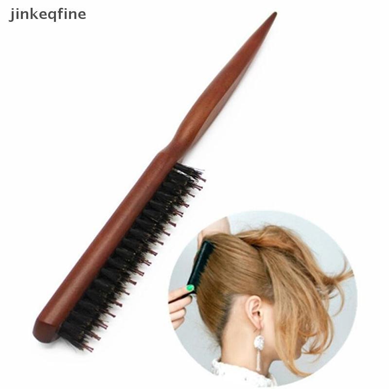 KTH Salon Teasing Back Hair Brushes Wood Slim Line Comb Hairbrush Hot