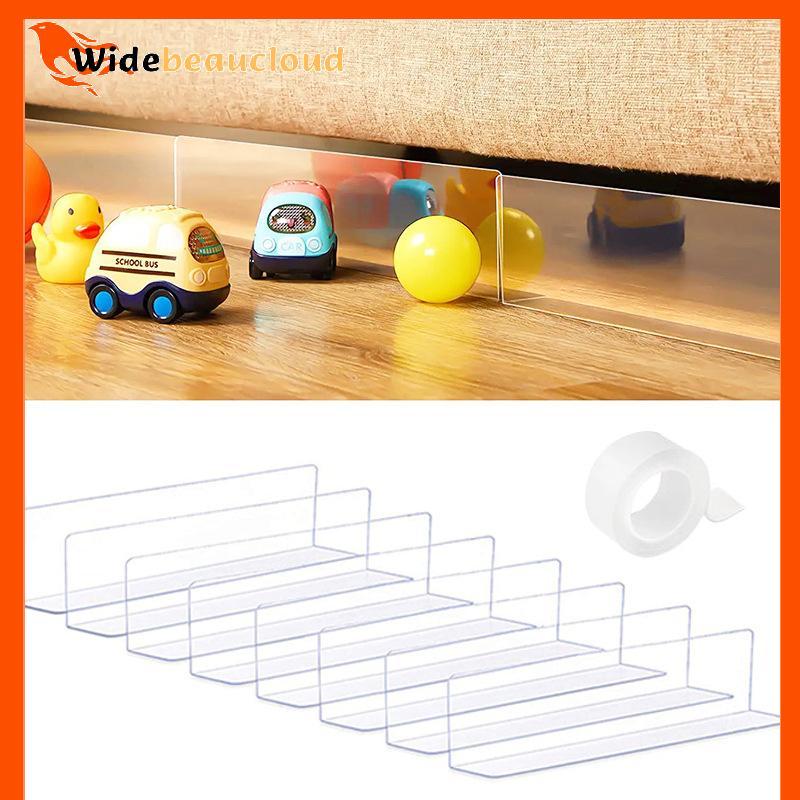 Widebeaucloud Under Couch Blocker Clear กันน้ํา PVC Blockers ก้นเตียงสําหรับกันชน Guards เฟอร์นิเจอร