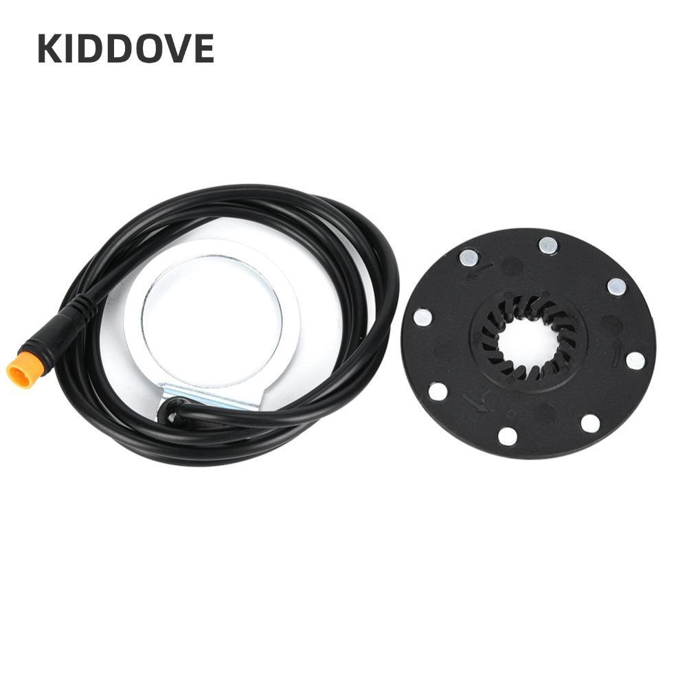 KIDDOVE Pedal Assist Sensor, 24/36/48V 90 ซม.ความยาว Ebike Power Sensor, ทนทาน 3 ขา 8 แม่เหล็กเซ็นเซ