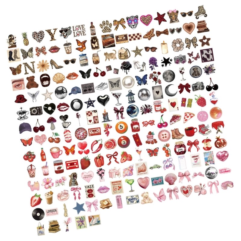 BTM 200 แผ่นสติ๊กเกอร์ PVC สําหรับหมวกกันน็อคเฟอร์นิเจอร์อิเล็กทรอนิกส์ขวดน้ํารถยนต์แล็ปท็อป