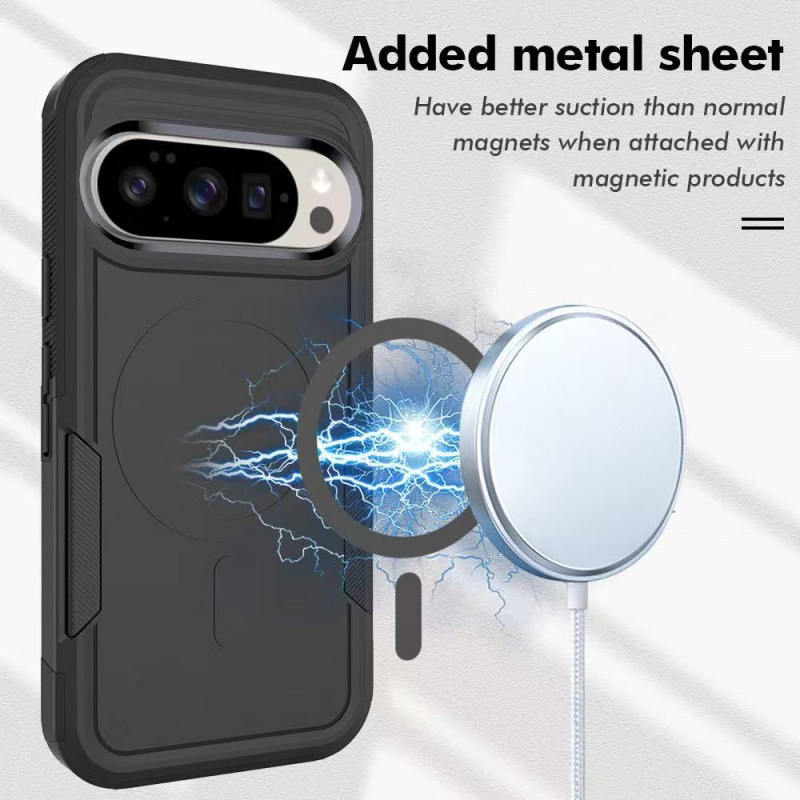ชุดหรูหรา Sail Armour 2 In 1 เคสโทรศัพท์แม่เหล็กสําหรับ Google Pixel 10 Pro XL 9Pro Pixel10 ProXL กร