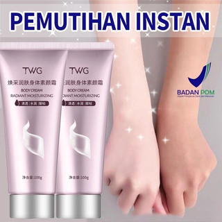 TWG Lotion Brightening Pemutih Badan Instant Whitening Body Cream 100 Gr