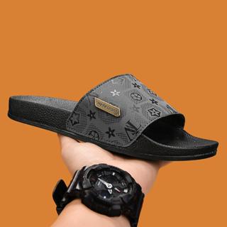 Flip Flops รองเท้าแตะผู้ชายสวมใส่ด้านนอกหรูหรา Flip Flops ชา…