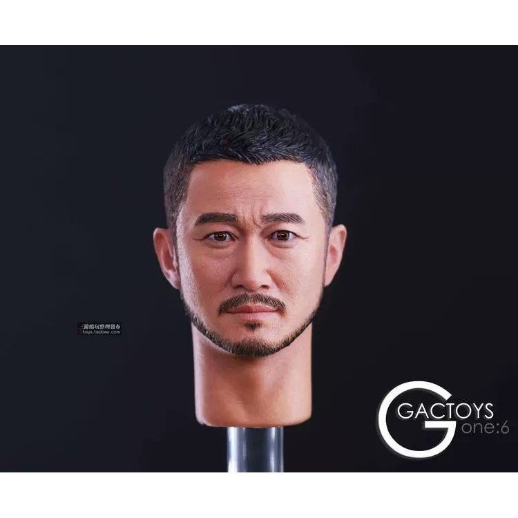 มือรุ่น Action Figure GACTOYS GC026 1/6 Asian Tough Guy Head แกะสลักพร้อมสต็อก