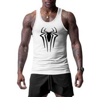 แมงมุมพิมพ์ยิมเพาะกายกีฬาเสื้อกั๊กฤดูร้อนตาข่ายระบายอากาศแห้…