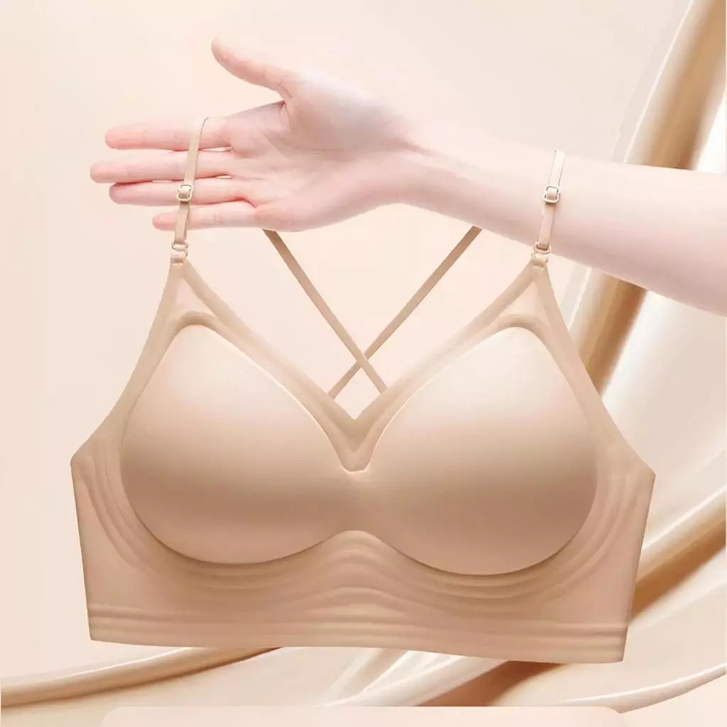 สปอร์ตบรา ไร้โครง ฟองน้ำในตัว ผ้านุ่มยืดหยุ่น S-XL thumbnail 3