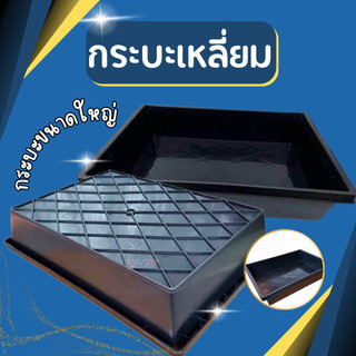 กระบะเหลี่ยม กระบะพลาสติก ถาดพลาสติก ขนาดใหญ่ หนา แข็งแรง