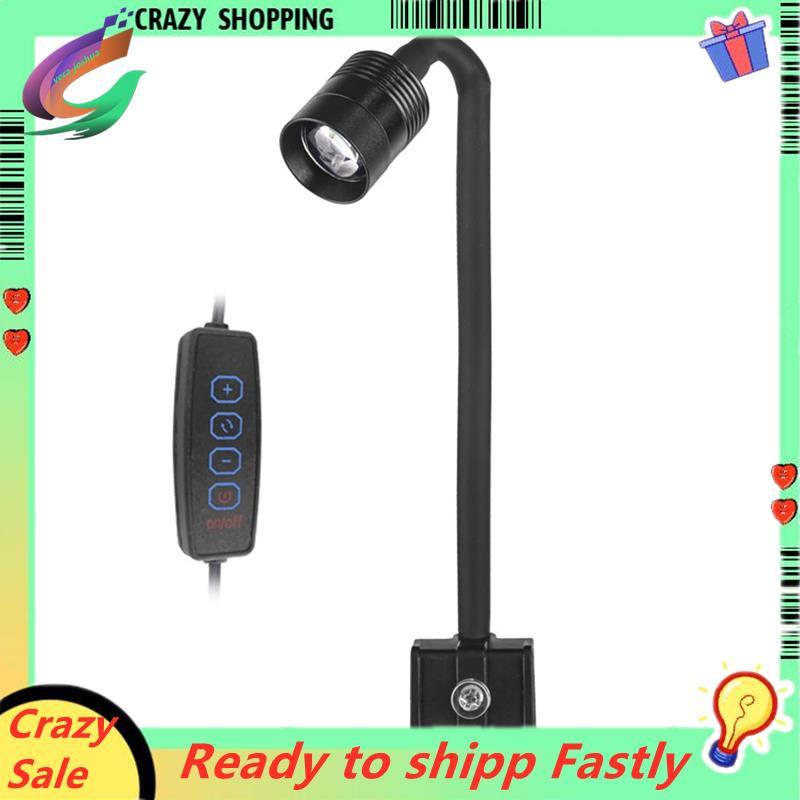 Super Slim LED Aquarium Light Lighting Dim Lights โคมไฟแบบหนีบกันน้ําสําหรับถังปลาไม่มีซูมตัวแปร