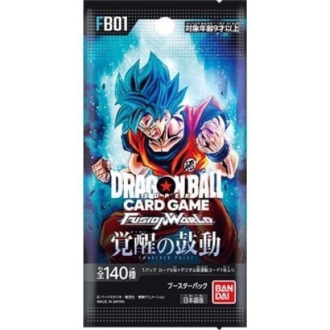 ของแท้ Dragon Ball tcg fb01 fb02 fb03 Bandai Japanese Dragon Ball Refill Pack Ready Stock