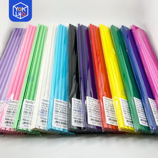 (ยกแพ็ค/12ชิ้น) สันรูด A4 ORCA (ออร์ก้า) ขนาด 7 มม. สันรูดรายงาน มีหลายสีให้เลือก สันรูดพลาสติก