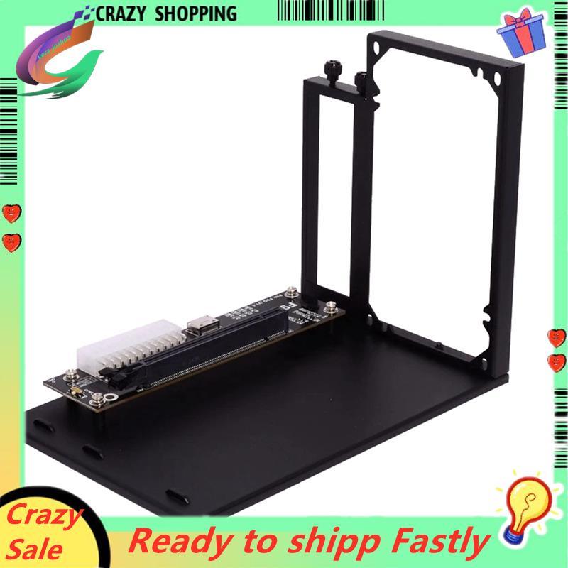 PCIe 4.0 X4 64Gbps F9G-BK7 OCuLink แล็ปท็อปกราฟิกการ์ดภายนอก ATX GPU Dock สําหรับ M. การ์ดอะแดปเตอร์
