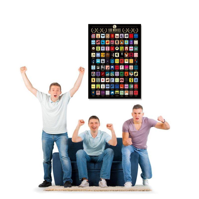 Technicolorsuper 100 Movies Off Poster 100 ภาพยนตร์ที่ต้องดูฟิล์มด้านบนของรายการตลอดกาล TSR