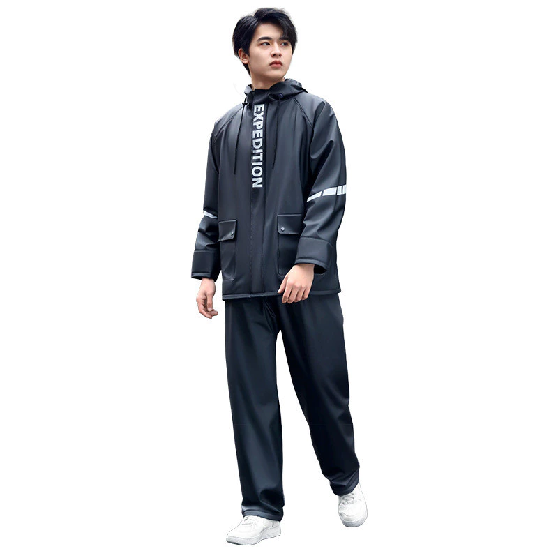 ชุดเสื้อกันฝนกางเกง PVC thumbnail 7