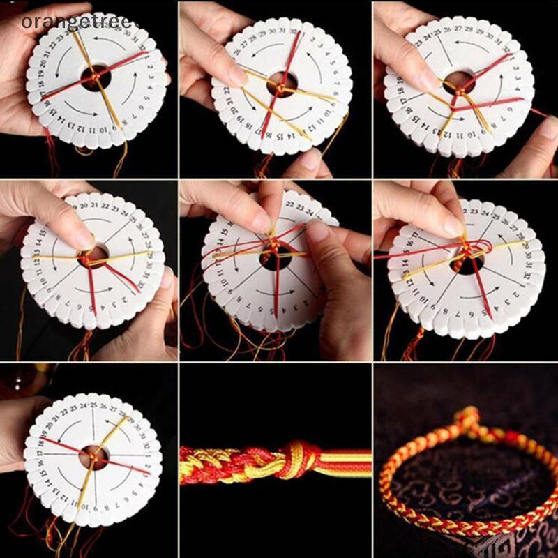 หรือ Kumihimo Beading Cord Disc/Disk Braiding Plate DIY Handmade oe
