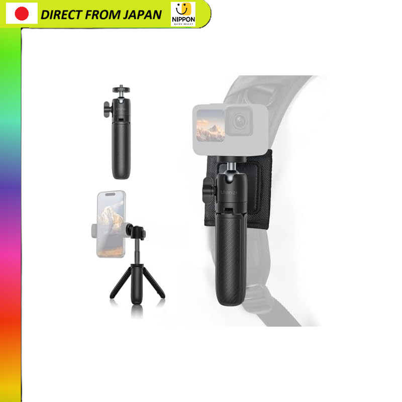 【From Japan】
Ulanzi MT88 Mini Tripod 3 Section Compact Tripod for Cameras with Velcro Strap 360 Degr