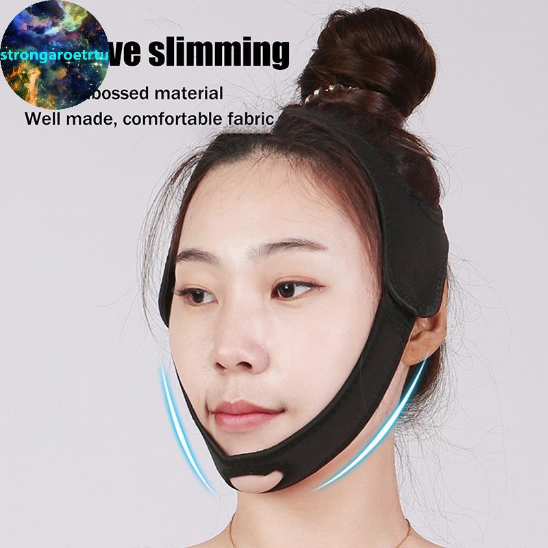 Strongaroetrtu Blue Anti Snore หยุดกรนสายรัดคางเข็มขัด Anti Apnea Solution Sleep Support Apnea เข็มข