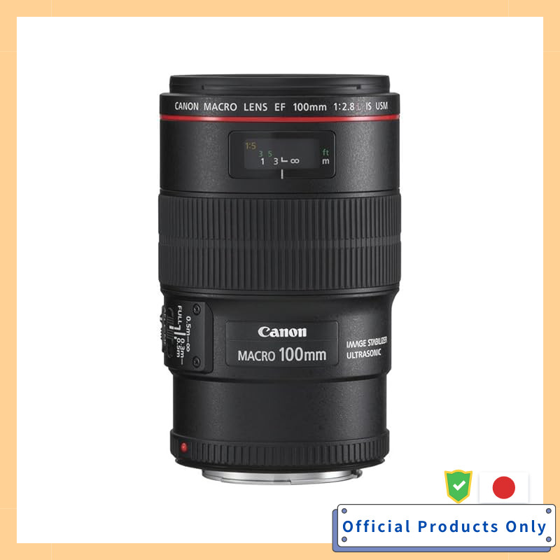 Canon EF Lens EF100mm F2.8L Macro IS USM Macro Lens