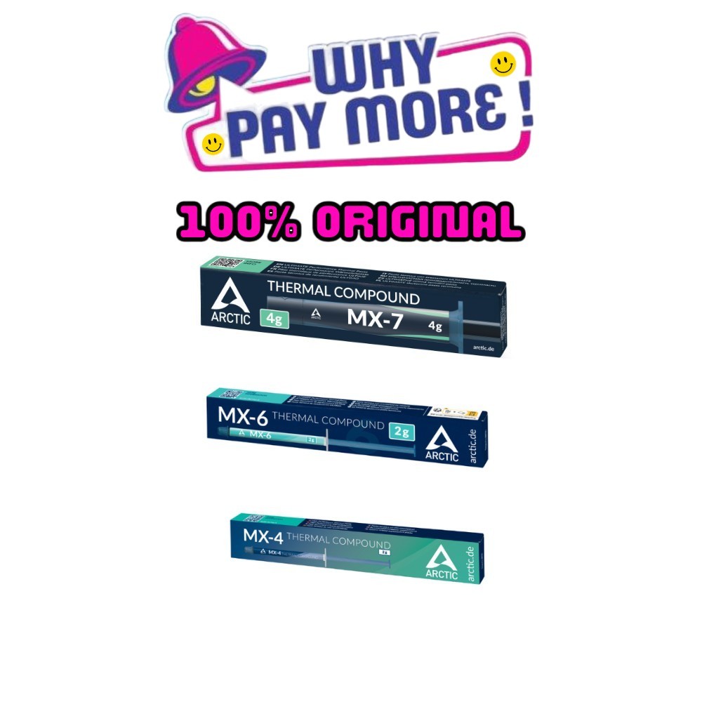 ARCTIC MX-4 MX-6 MX-7 วางความร้อน 2G 4G