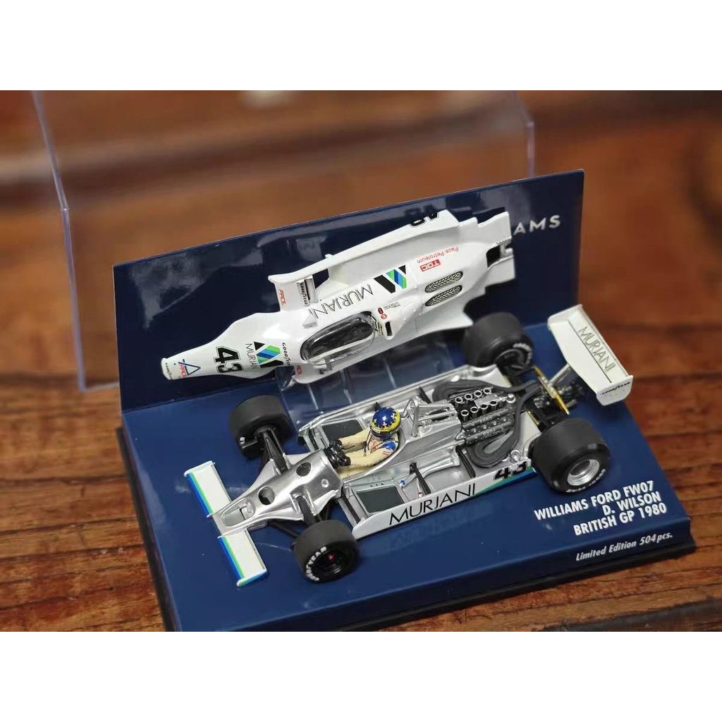[คลังสินค้าพร้อม] Mini Cut MINICHAMPS 1/43 1980 UK WILLIAMS WILLIAMS FW07 43 #Brand ใหม่พร้อมสต็อกจั