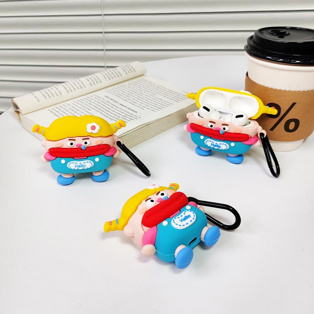 【การ์ตูนตลก】สำหรับ Airpods1/2/3 TWS i9s/i11/i12/i13(ใช้ด้วยกัน) Pro Pro2 ใช้ด้วยกัน ลายสวยมาก สำหรับ