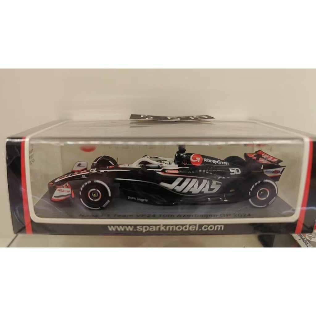 [คลังสินค้าพร้อม] SPARK 1/43 Belman Ace Bergang F1 2024 รถรุ่น Oliver Bearman Haas VF-24 #50 10th Al