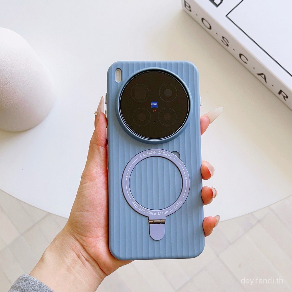 เคสโทรศัพท์สําหรับ vivo X300 X300PRO กันกระแทกลูกฟูกวงเล็บแม่เหล็กป้องกันกรณี