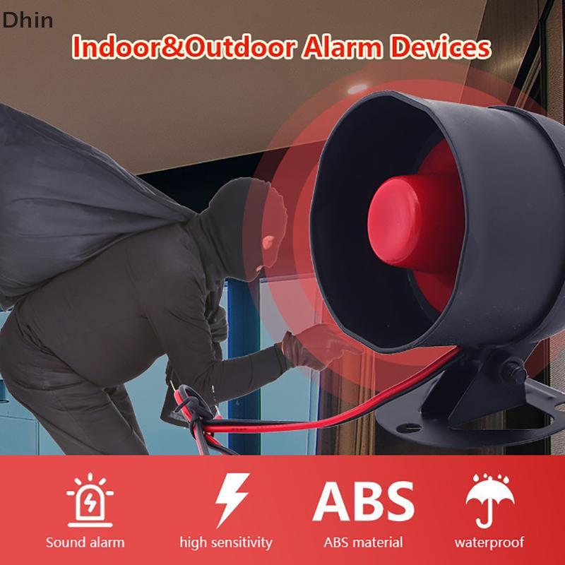 [Dhin] WiFi Siren Alarm System Wireless Loud Sound Alert Siren Kit Smart Life Sirenpatible For Home 