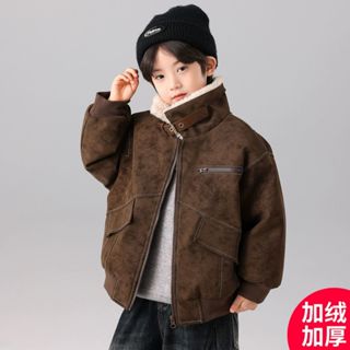 ฤดูหนาวใหม่ - เสื้อคลุมเด็กผู้ชาย เสื้อแจ็คเก็ตอุ่นหนา