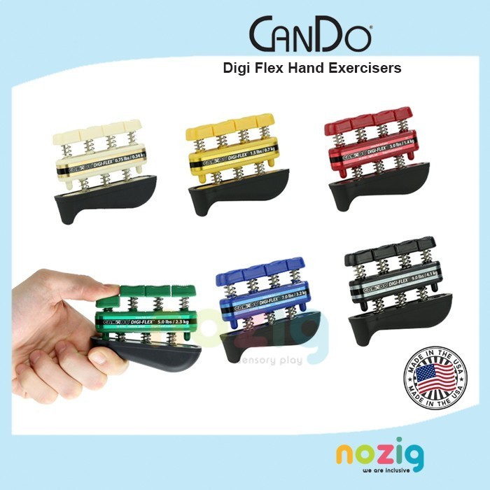 แบบฝึกหัดมือ Cando Digi Flex พัฒนาความแข็งแรงของนิ้วแยกความยืดหยุ่นและการประสานงาน