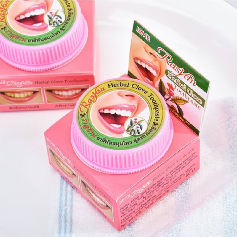 Hot Sale#Original Imported Thai Tooth Powder RASYAN Toothpaste Tooth Cleaning Powder Brighten Teeth 