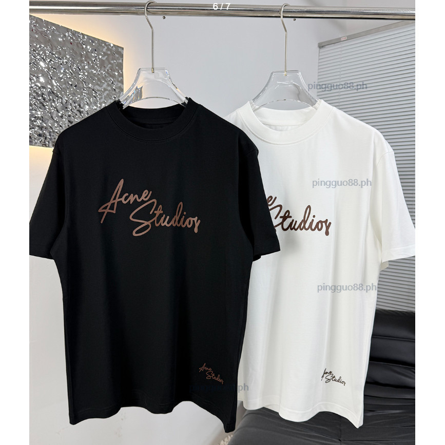 ส ฤดูใบไม้ผลิฤดูร้อนสไตล์ใหม่ทีแขนสั้นเส้นด้ายคู่ผ้าฝ้ายแท้กรัมน้ําหนัก260กรัมบนร่างกายผลดูดีมากรู้สึกสบายไม่หดไม่มีเสียรูป