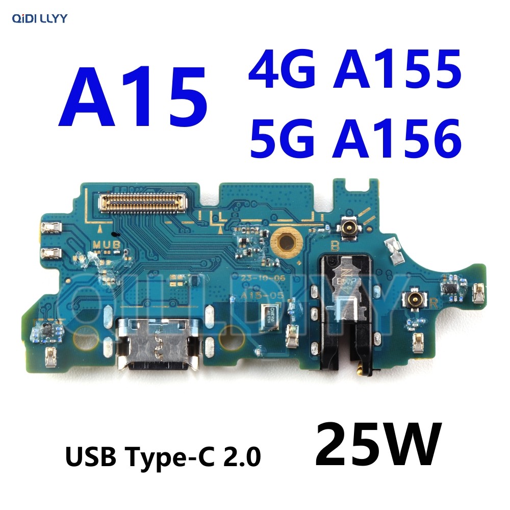 USB 25W ชาร์จ Type-C Dock Charger พอร์ตเชื่อมต่อ Flex สําหรับ Samsung Galaxy A15 4G 5G SM-A155F A156